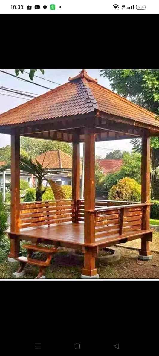 Gazebo Genteng Sirap